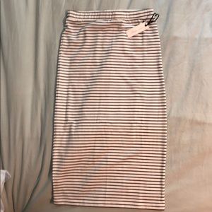 lovers+friends striped skirt